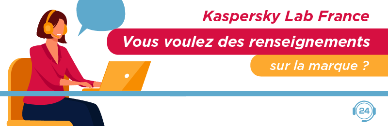Assistance téléphonique pour contacter Kaspersky Lab France
