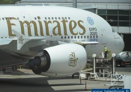 Appeler le téléphone SAV de Emirates