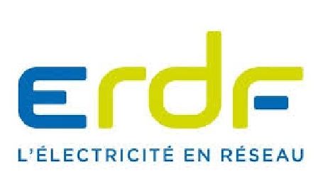 Nouveau logo d'ERDF pour se différencier d'EDF