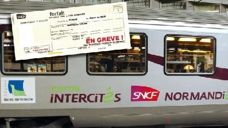 Grêve des usagers sur la ligne SNCF Paris-Rouen-Le Havre
