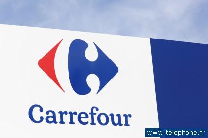 Numéro téléphone service client Carrefour