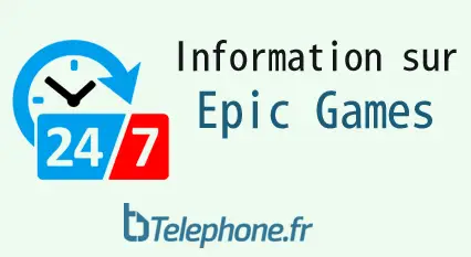 Service client, numéro de téléphone de Epic Games