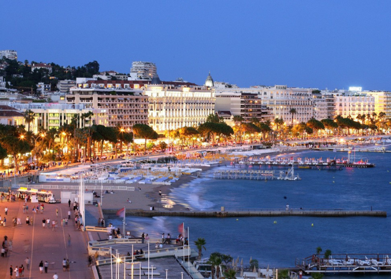 Promenade de la Croisette à Cannes